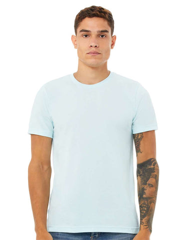 Heather Ice Blue Little Sprouts Tee