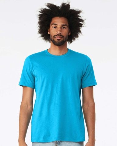 Heather Neon Blue Little Sprouts Tee