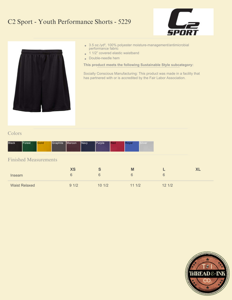 Youth Performance Shorts