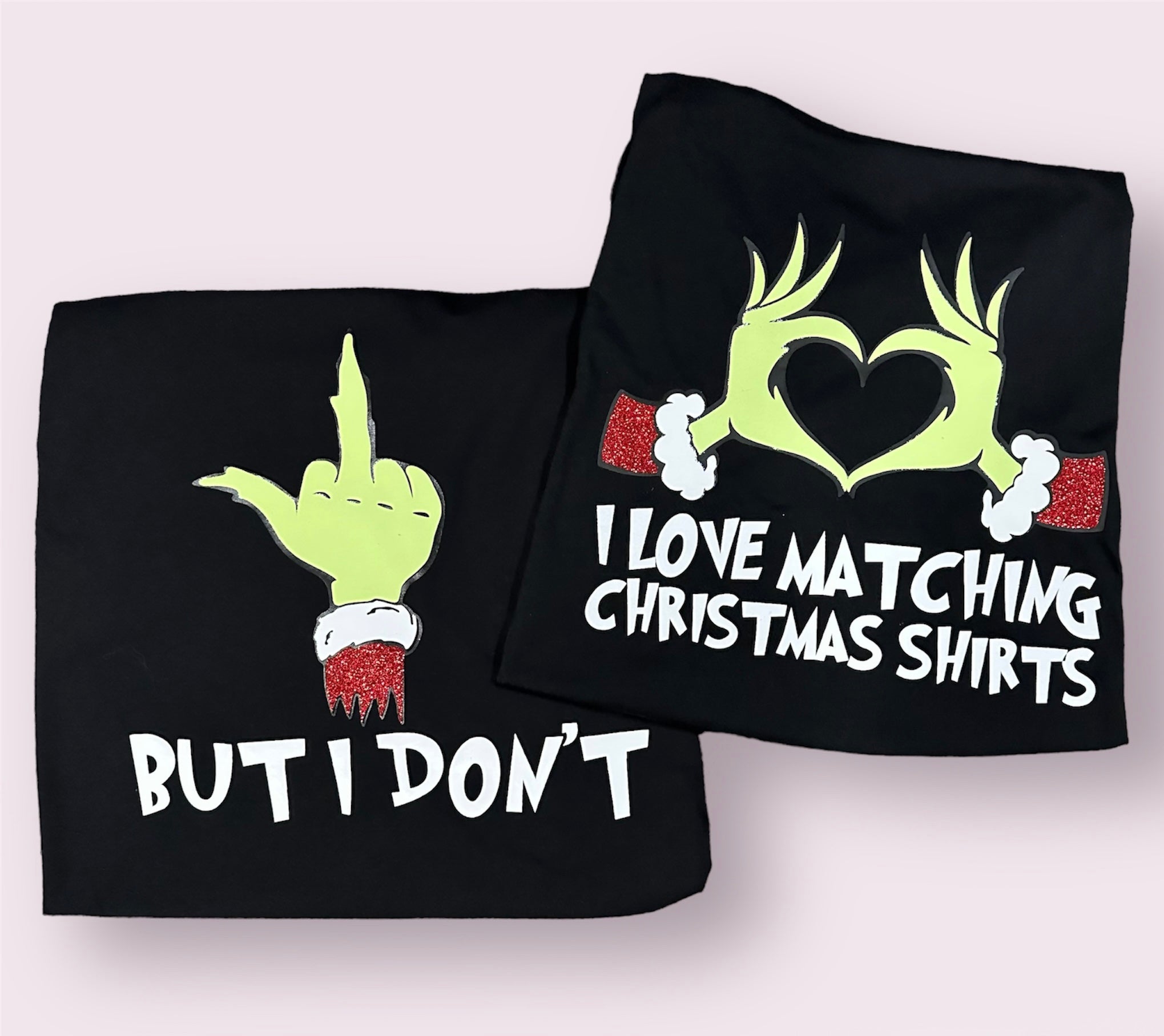 I Love Matching Christmas Shirts Tee