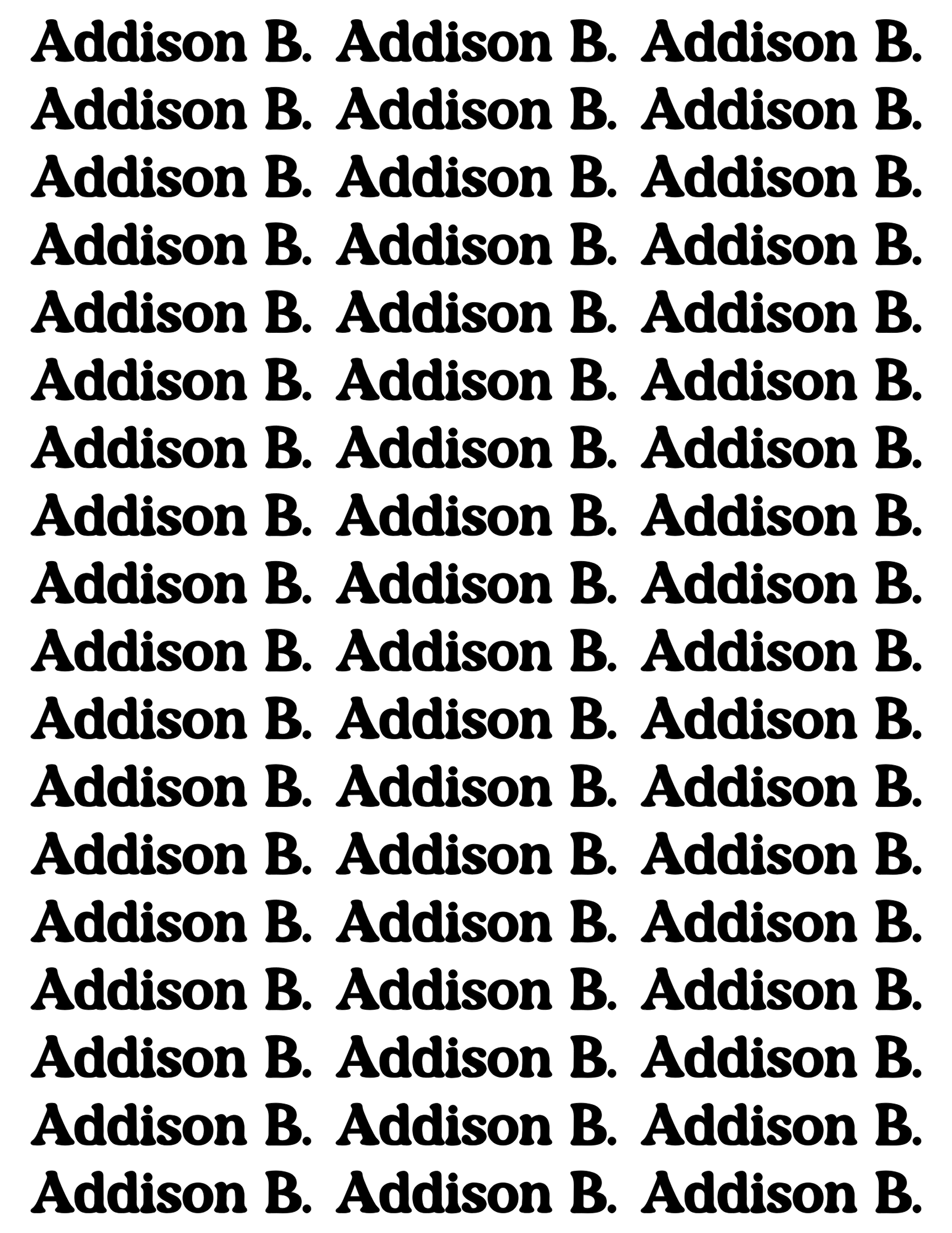 Custom School Supply Name Stickers - 2.5"