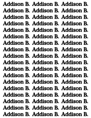 Custom School Supply Name Stickers - 2.5"