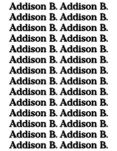 Custom School Supply Name Stickers - 3.5"