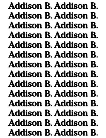 Custom School Supply Name Stickers - 3.5"