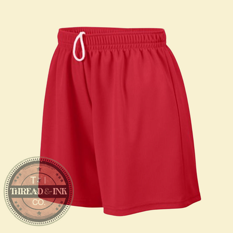 Augusta Girls' Wicking Mesh Shorts