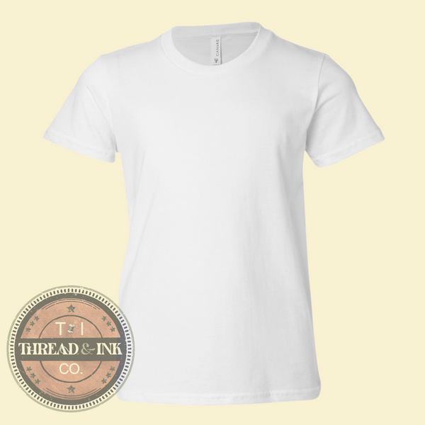 Adult Bella White Tee CVC Blend