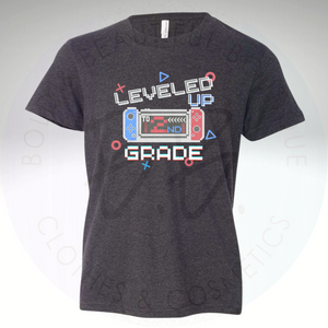 Leveled Up to 2nd Grade Back to School Tee