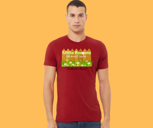 Heather Military Green Little Sprouts Tee