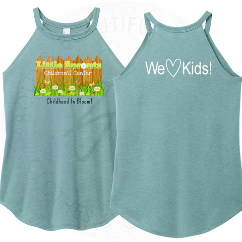 Little Sprouts Blue Rocker Tank