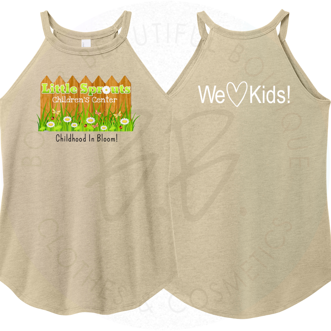 Little Sprouts Desert Tan Rocker Tank