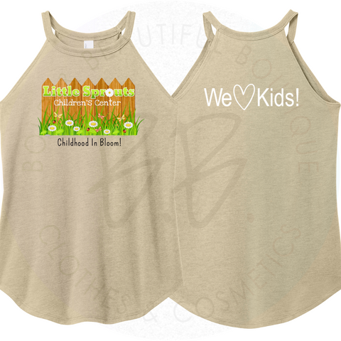 Little Sprouts Desert Tan Rocker Tank