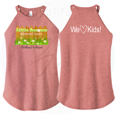 Little Sprouts Blush Rocker Tank