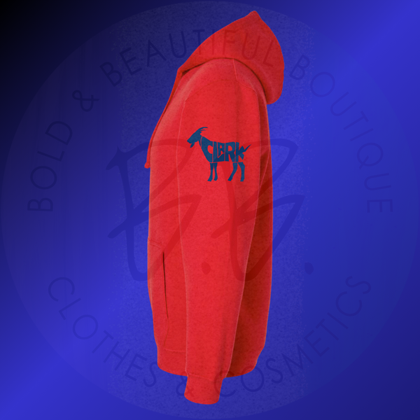 From The Logo - 22 - Clark - Navy - Hoodie - Front Design