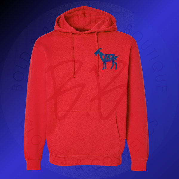 From The Logo - 22 - Clark - Navy - Hoodie - Back Design