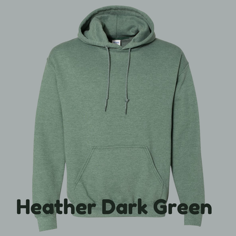 Heather Dark Green Little Sprouts Hoodie