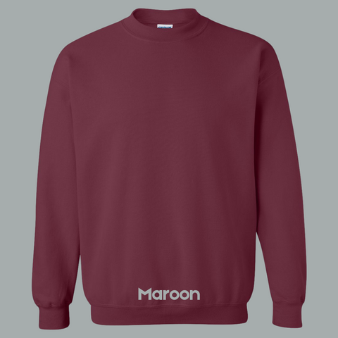 Maroon Little Sprouts Gildan Crewneck