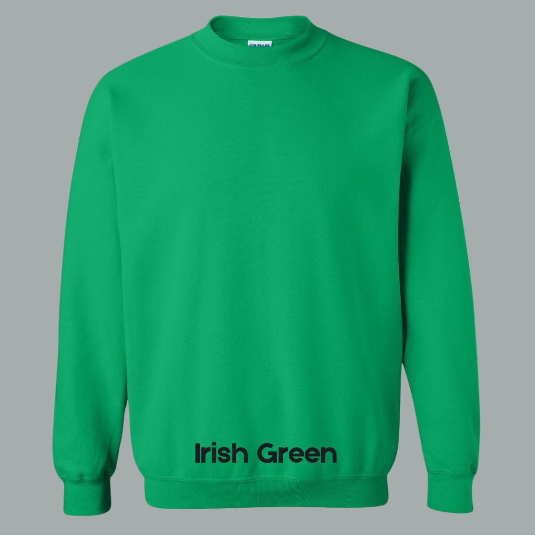 Irish Green Little Sprouts Gildan Crewneck