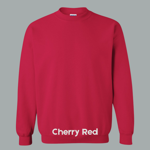 Cherry Red Little Sprouts Gildan Crewneck