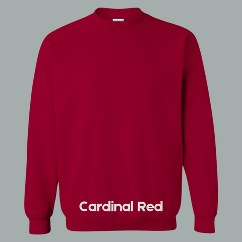 Cardinal red Little Sprouts Gildan Crewneck