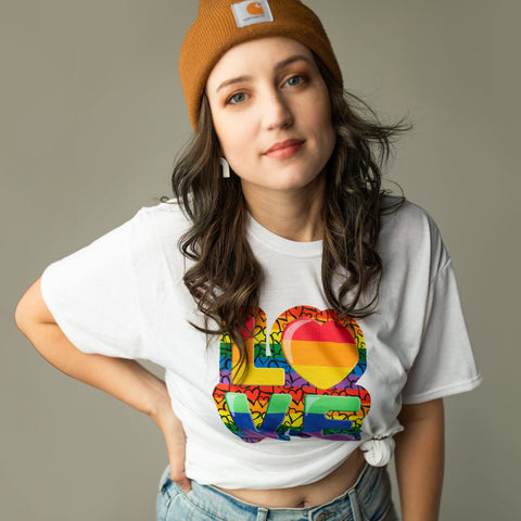 Rainbow LOVE Tee