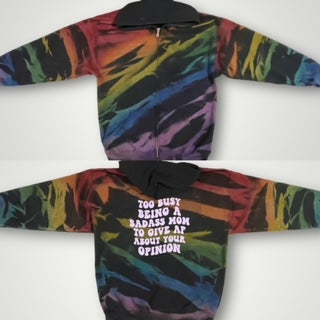 Reverse Tie Dye Tee, Hoodie or Zip Up - No Design