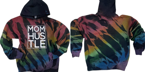 Reverse Tie Dye Tee, Hoodie or Zip Up - No Design