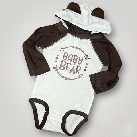 Baby Bear Hooded Onesie