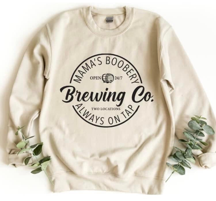 Mama's Boobery Brewing Co. Crewneck