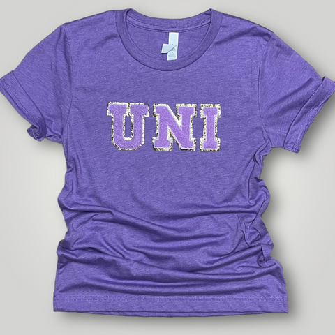 UNI Chenille Varsity Letters Tee