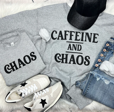 Caffeine & Chaos Tee - Adult