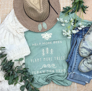 Bees, Trees & Seas Tee