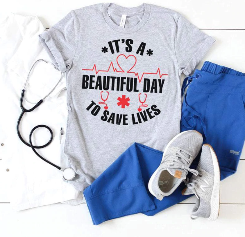 It's a Beautiful Day to Save Lives - Tee
