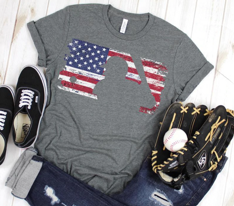 MLB American Flag Tee