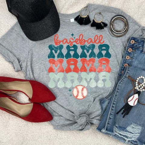 Baseball Mama Tee