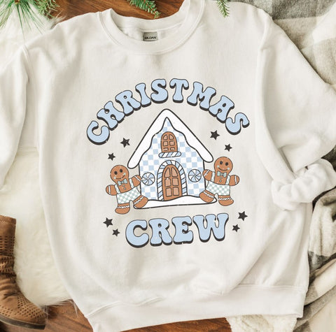 Christmas Crew Top {Blue}