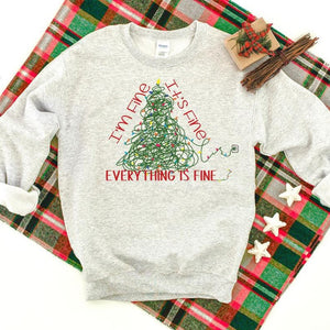 I'm Fine. It's Fine. Everything is Fine Christmas Tree Version
