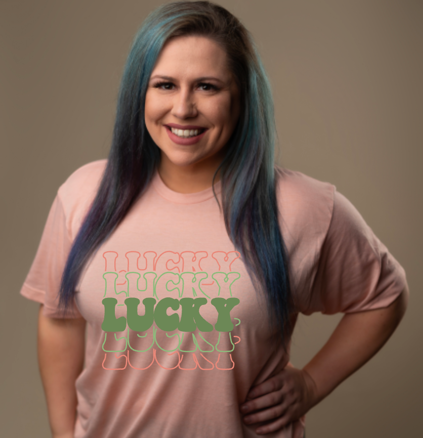 Stacked Lucky Tee