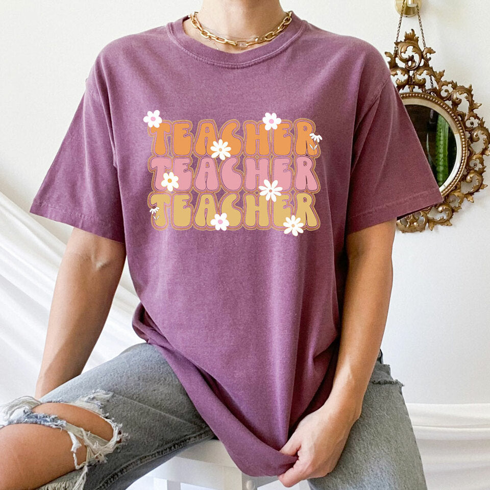 Retro Teacher Tee