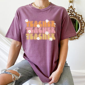 Retro Teacher Tee