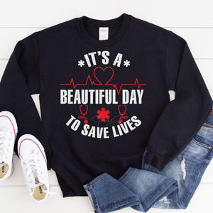 It's a Beautiful Day to Save Lives Tee