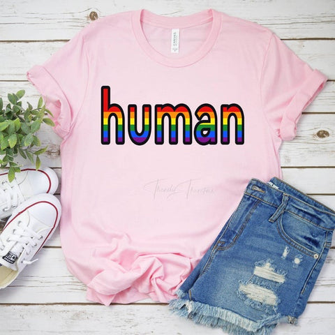 Rainbow Human Tee