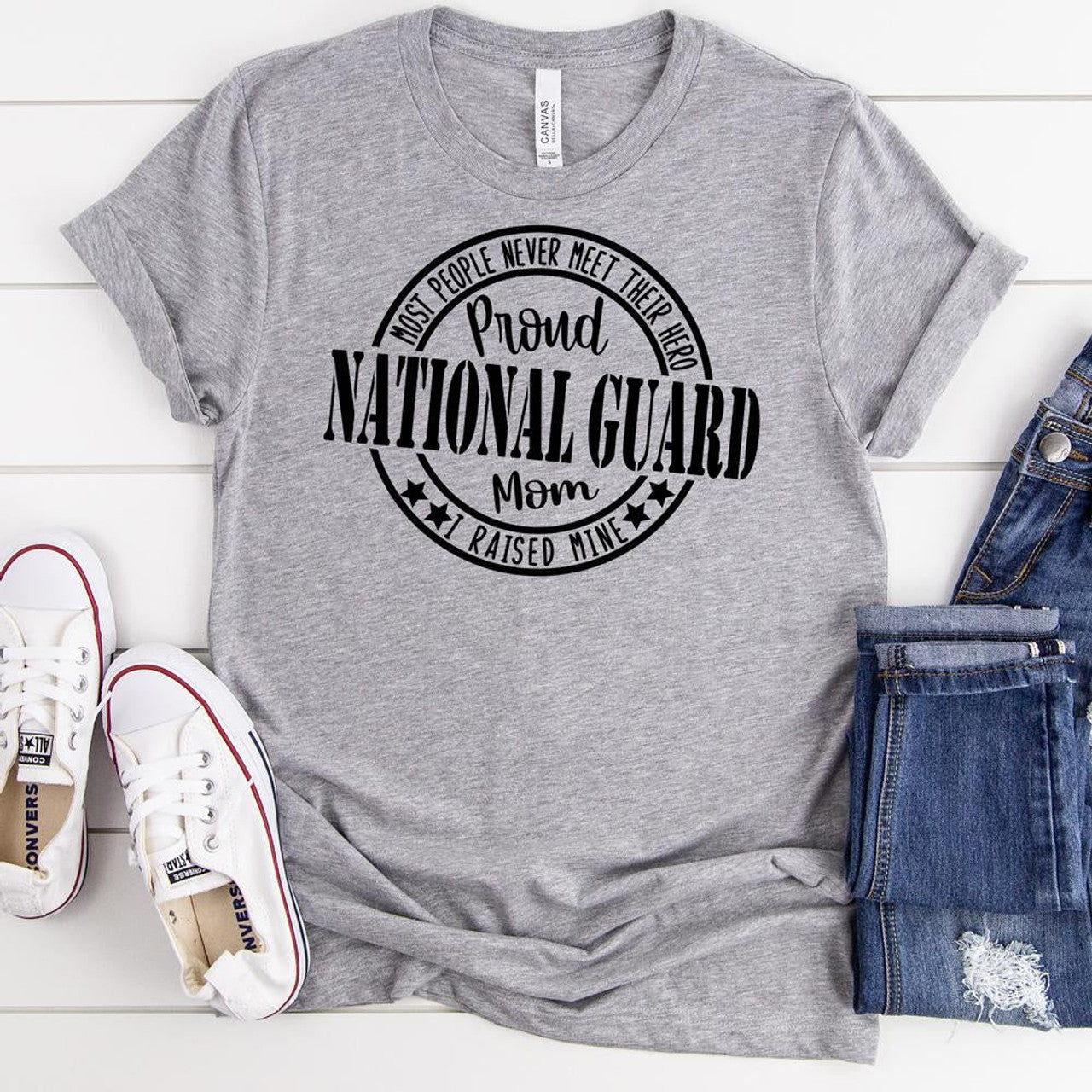 Proud National Guard Mom Tee