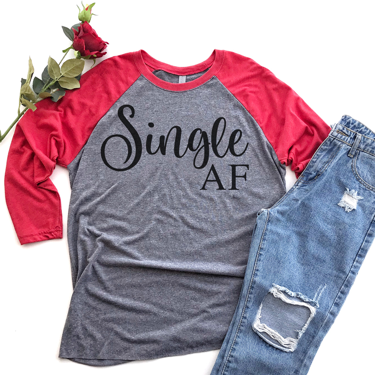 Single AF Baseball Tee