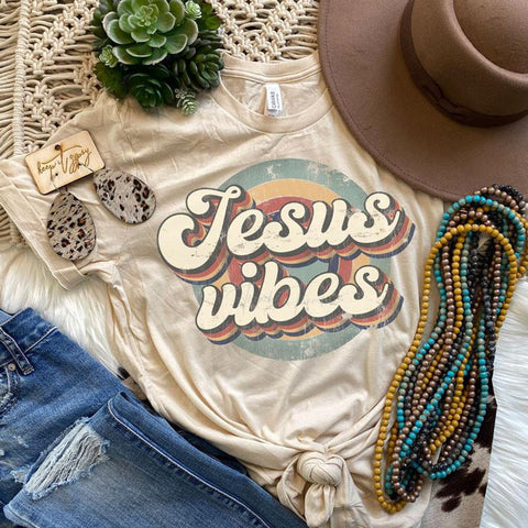 Retro Jesus Vibes Tee